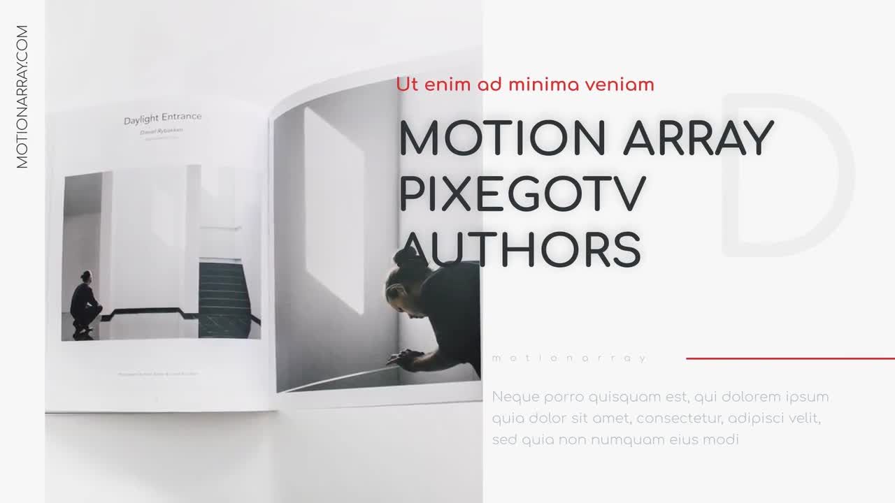 时尚简单的公司活动幻灯片素材库精选AE模板