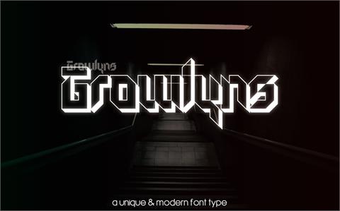 Growlyns font素材之家精选英文字体