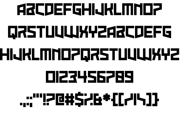 Sunk Foal Brother font插图1