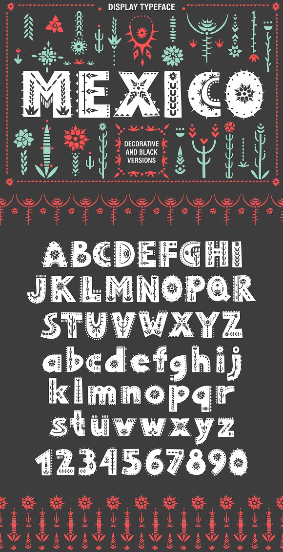 Mexico – Font Family插图