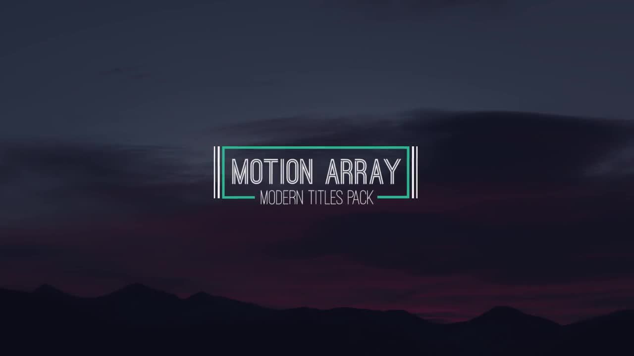 15个干净且有条理流畅时尚标题动画素材库推荐PR模板