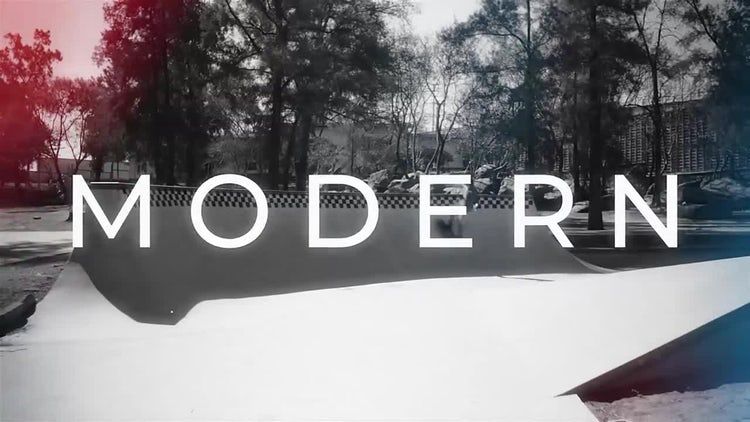 现代定格转场ae模板