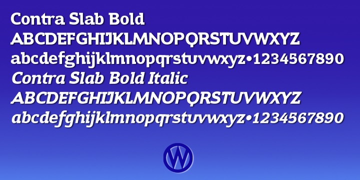 Contra Slab Font Family插图2