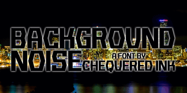 Background Noise font插图