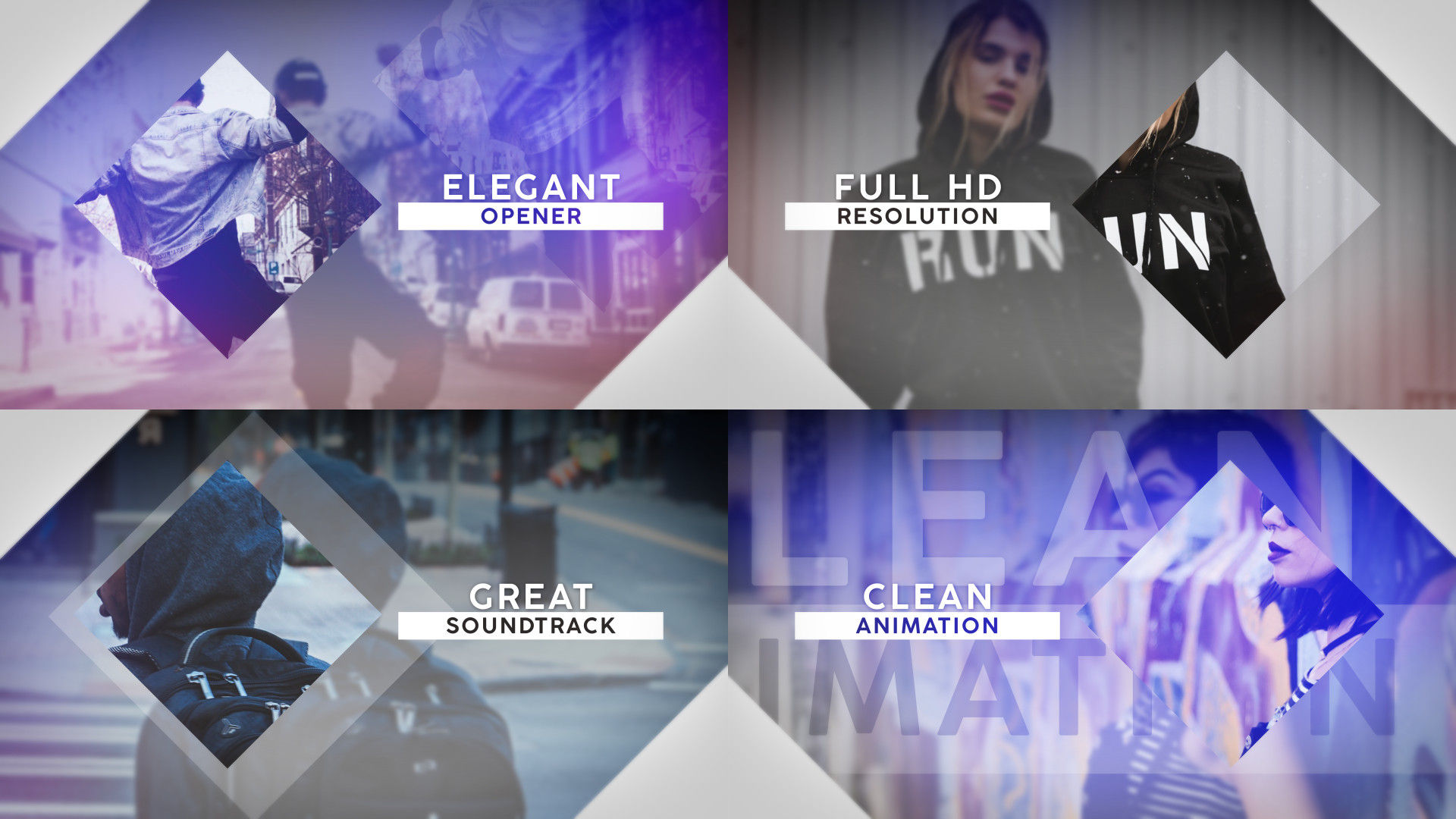 现代过渡效果的优雅开瓶器素材库精选AE模板