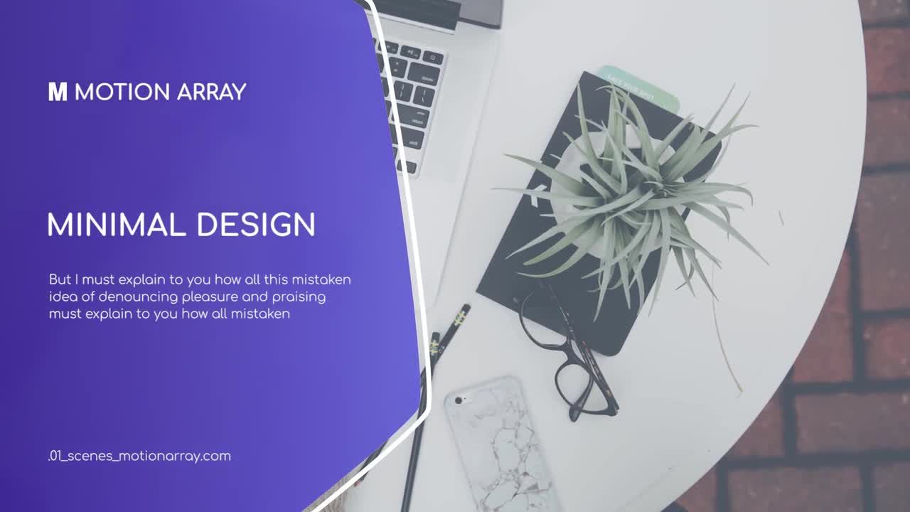 现代简约企业促销幻灯片素材库精选pr模板