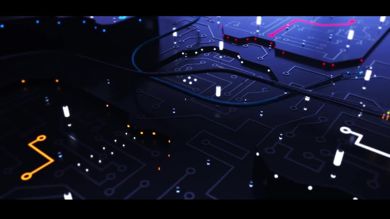 3D科技动画视频徽标展示素材库推荐PR模板