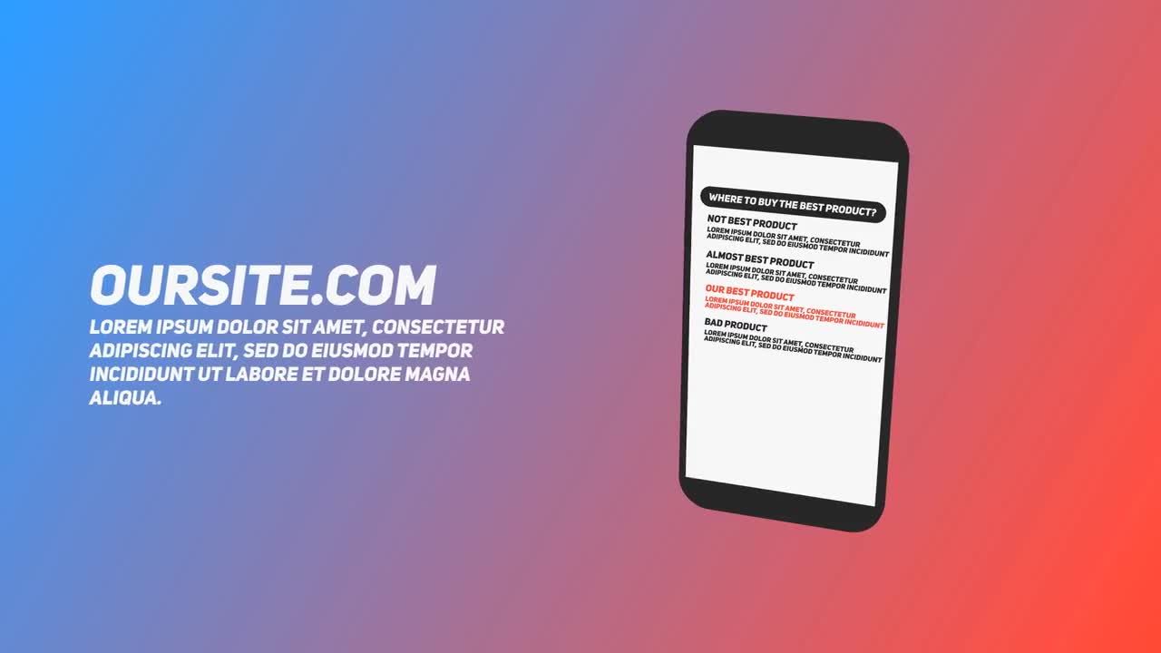 最小媒体营销V.2素材库精选AE模板