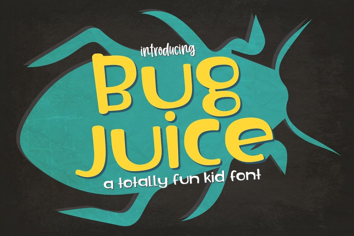 New! Bug Juice Font素材之家精选英文字体