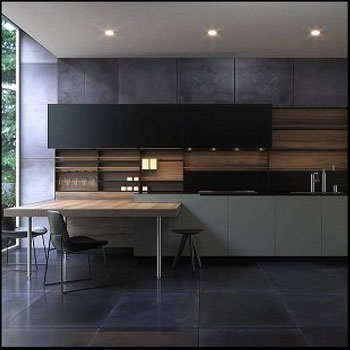 现代厨房室内场景素材之家精选3D模型48