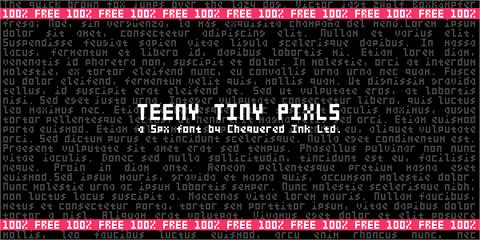 Teeny Tiny Pixls font素材之家精选英文字体