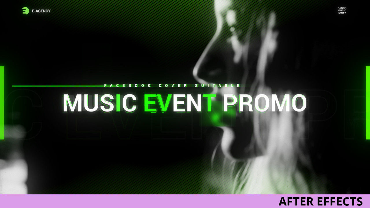 音乐活动宣传视频素材库精选AE模板