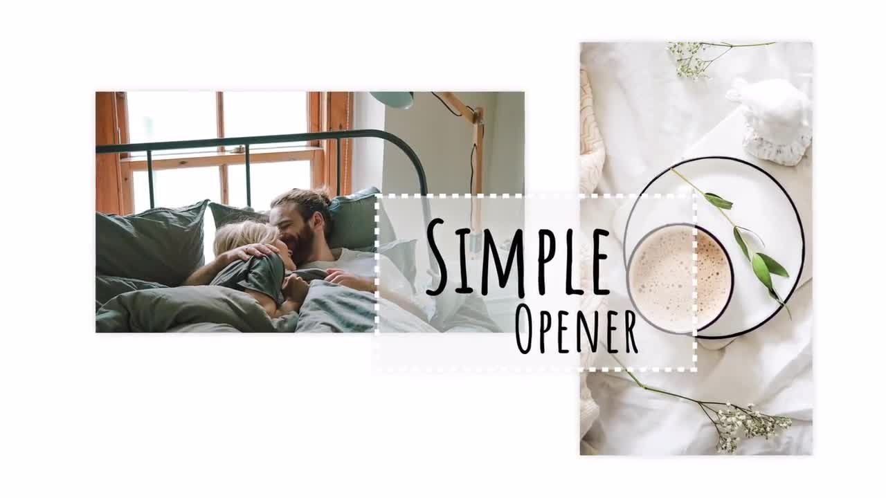 开启者幻灯片时尚素材库精选AE模板