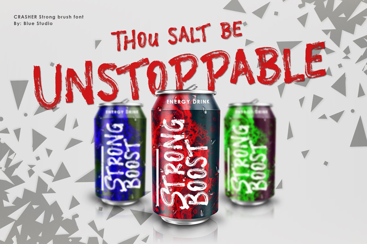 Crasher // Strong Brush Font插图1