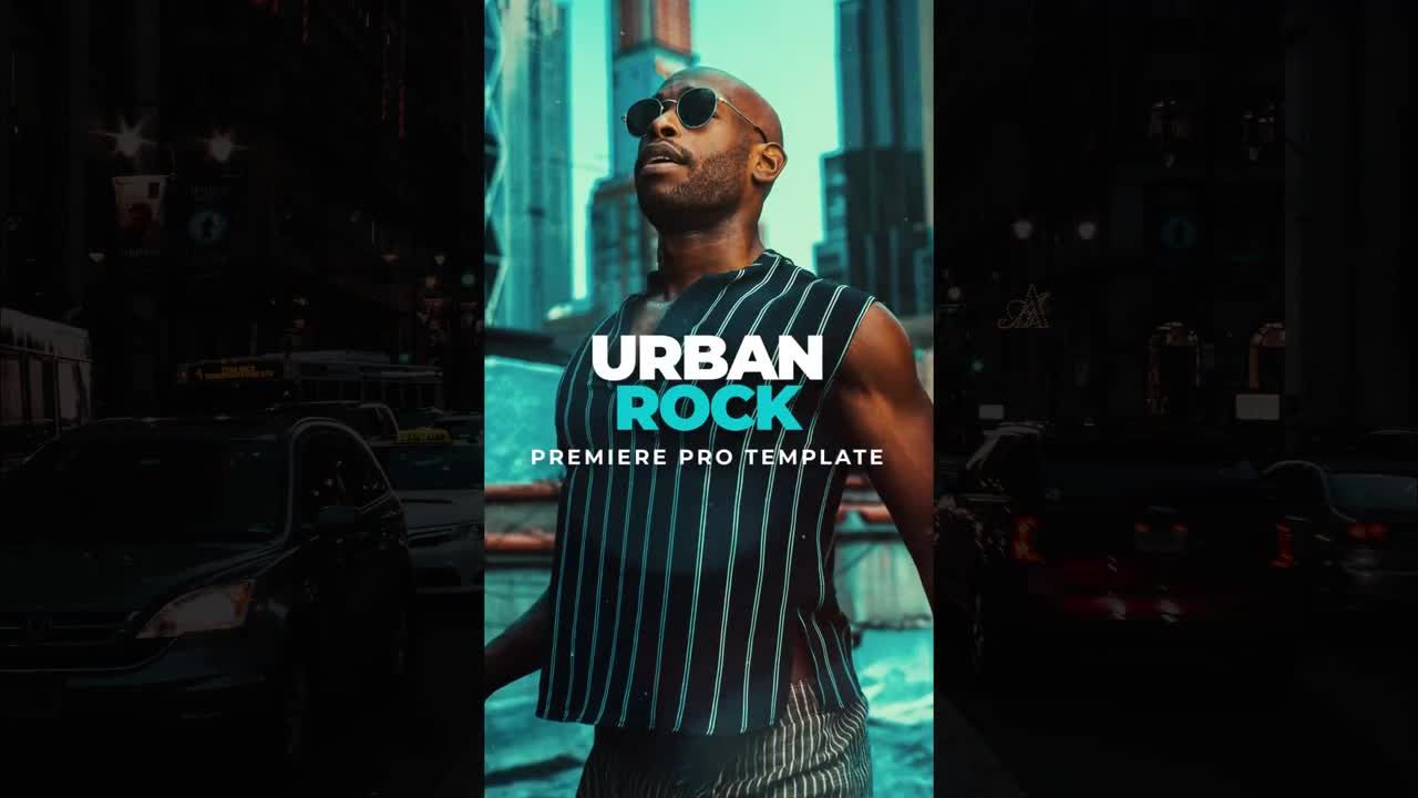 移动端RGB和毛刺效果过渡Pr模板