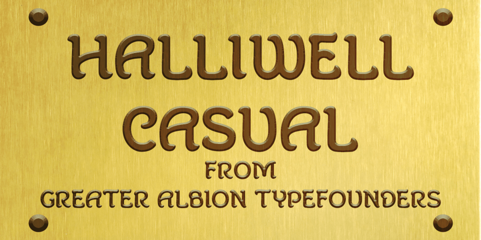 Halliwell Casual Font素材之家精选英文字体
