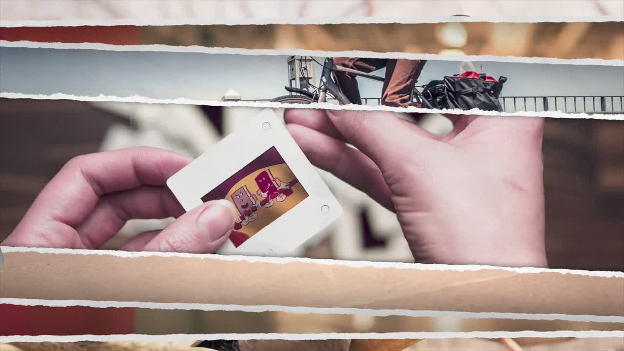 4K纸张撕裂效果视频素材库精选AE模板