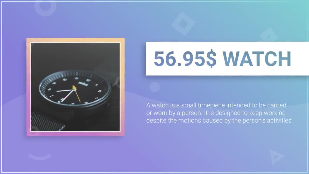 时尚产品介绍素材库精选AE模板