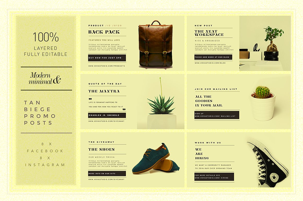 170+个社交媒体图片设计模板素材库精选合辑下载 1.82GB [psd]插图(1)