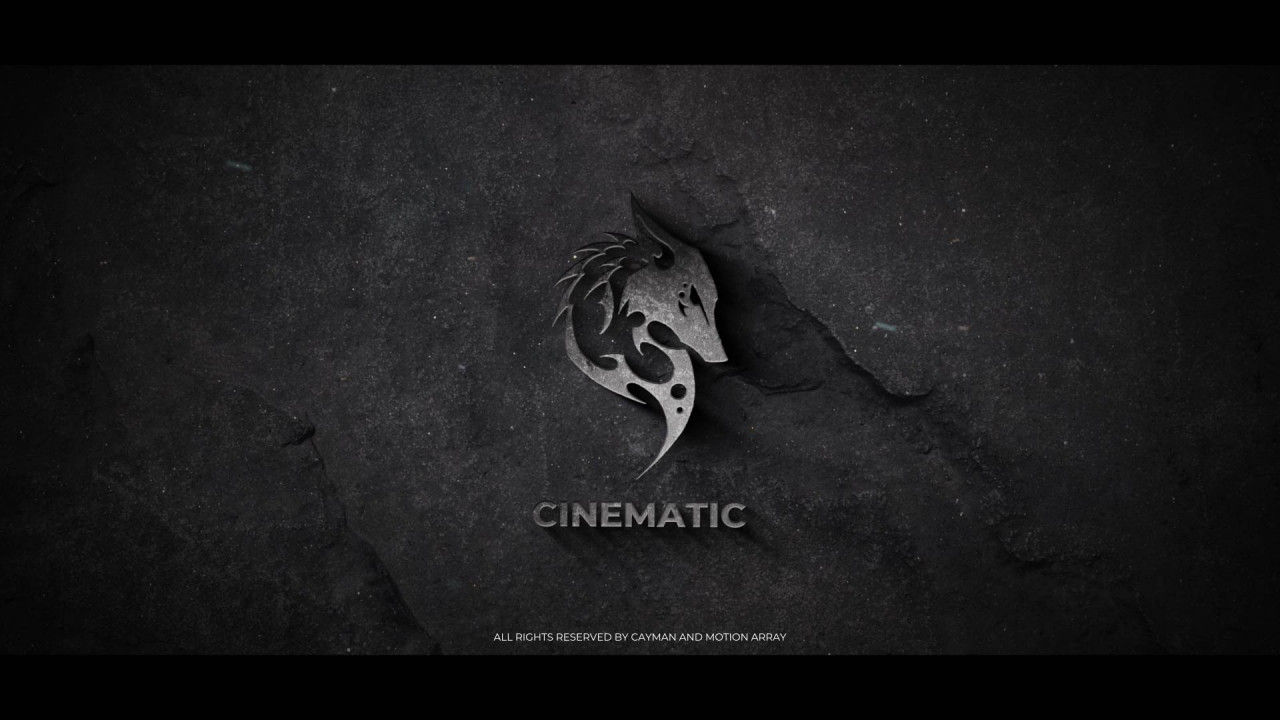 时尚电影金属logo展示素材库精选AE模板