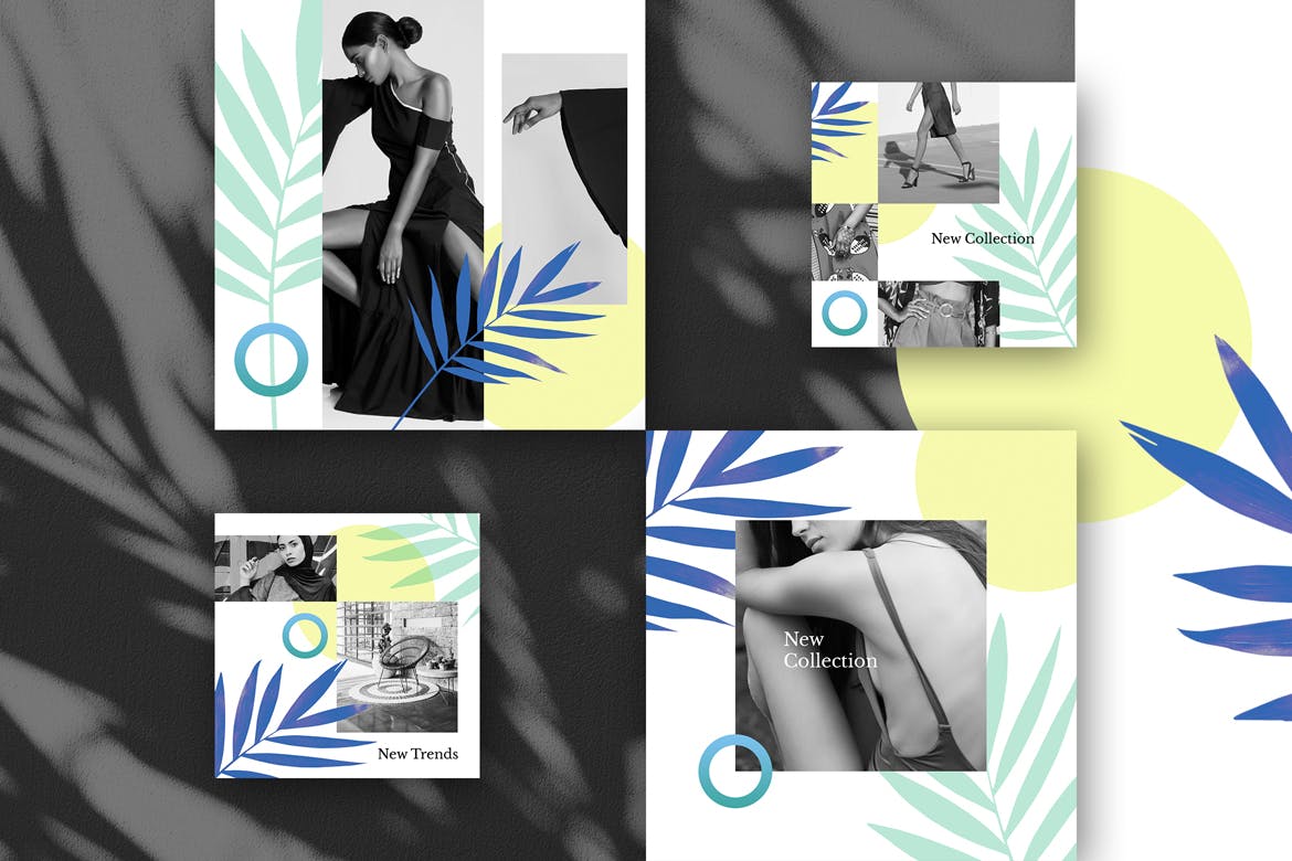 现代设计风格社交媒体自媒体设计套件v33 Modern Social Media Kit (Vol. 33)插图(2)