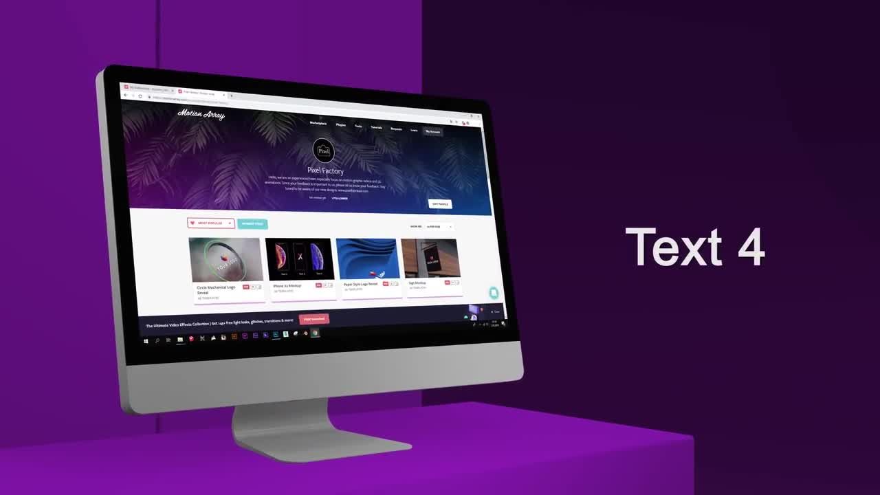 4K数字展示样机产品动画素材库精选AE模板