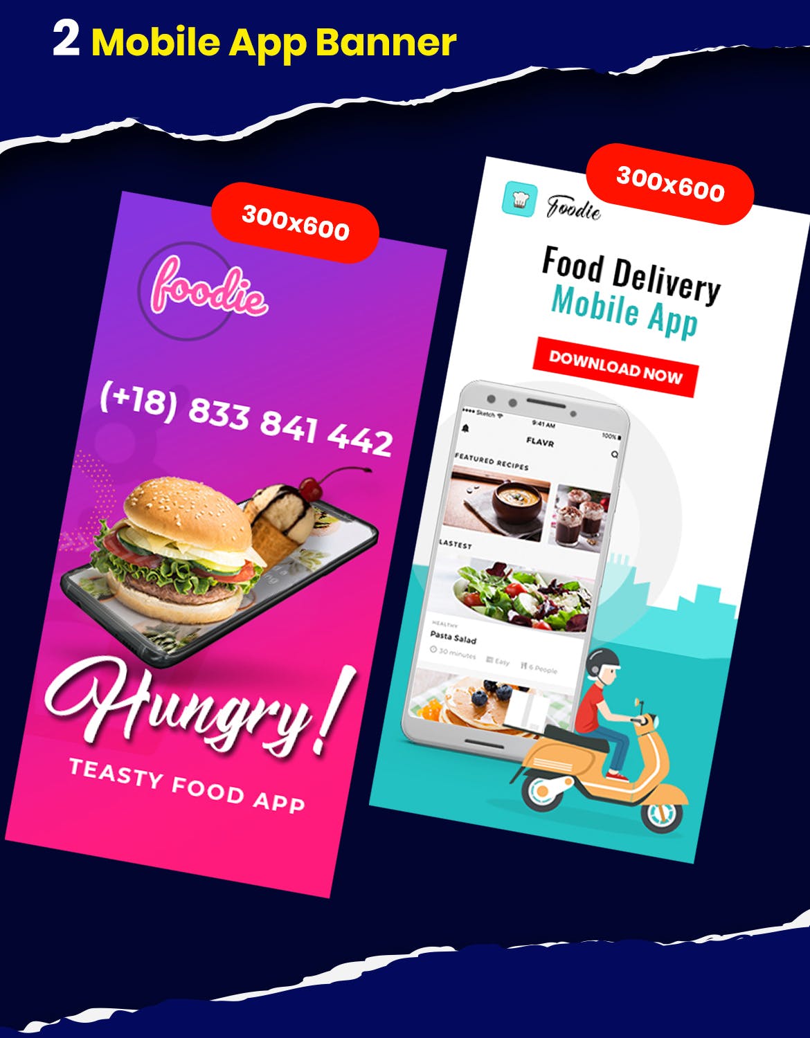 25款多尺寸谷歌创意广告Banner图设计模板 25 Ad Banner Bundle插图(1)