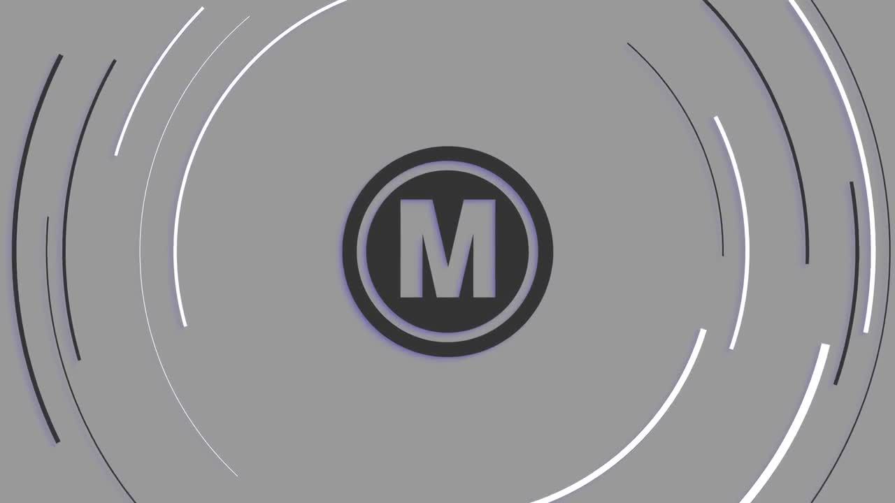 3个几何标志logo动画素材库推荐PR模板