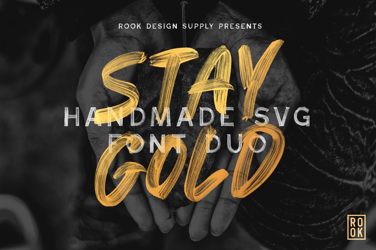 Stay Gold SVG Font素材之家精选英文字体