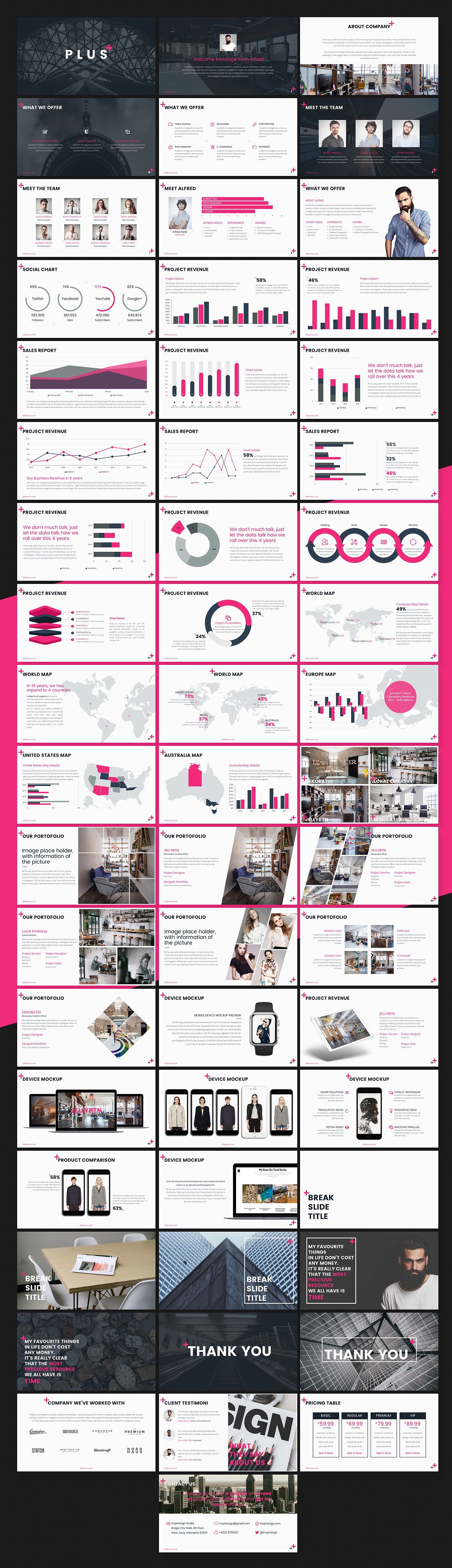色彩丰富的商业化PPT模板下载[pptx]插图(2)
