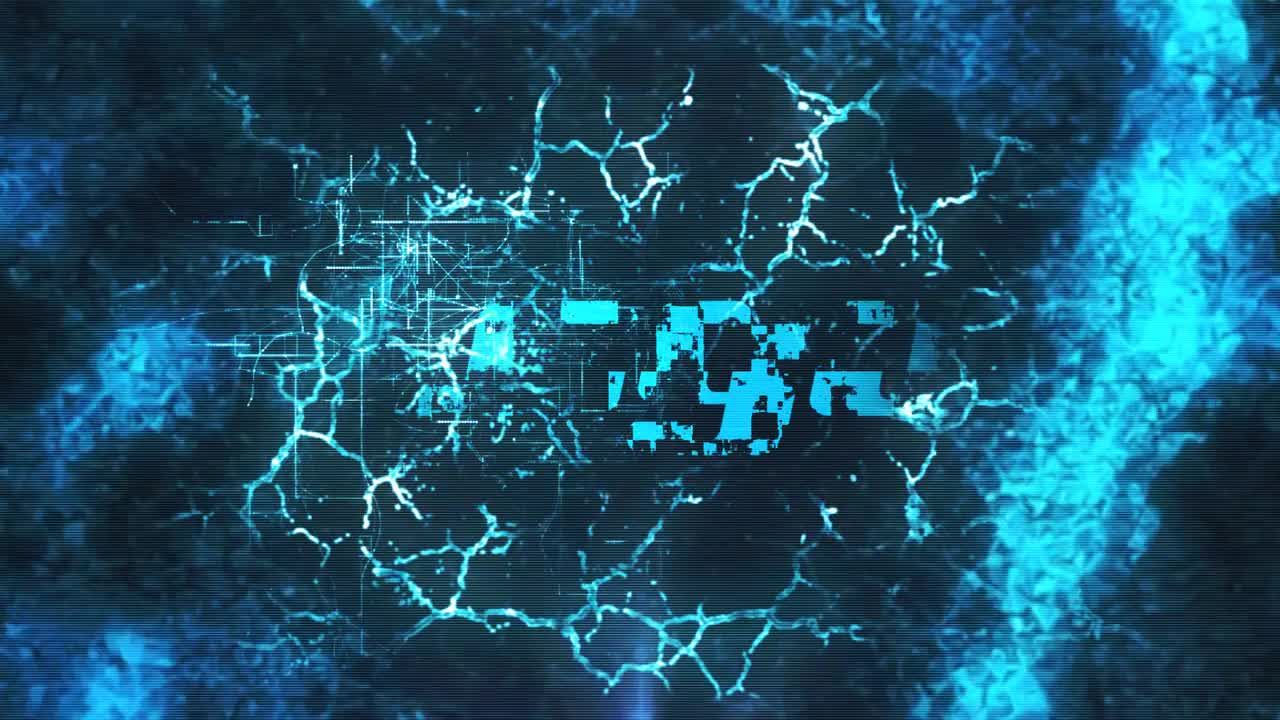 故障标志开场动画素材库精选AE模板