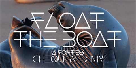 Float The Boat font素材之家精选英文字体