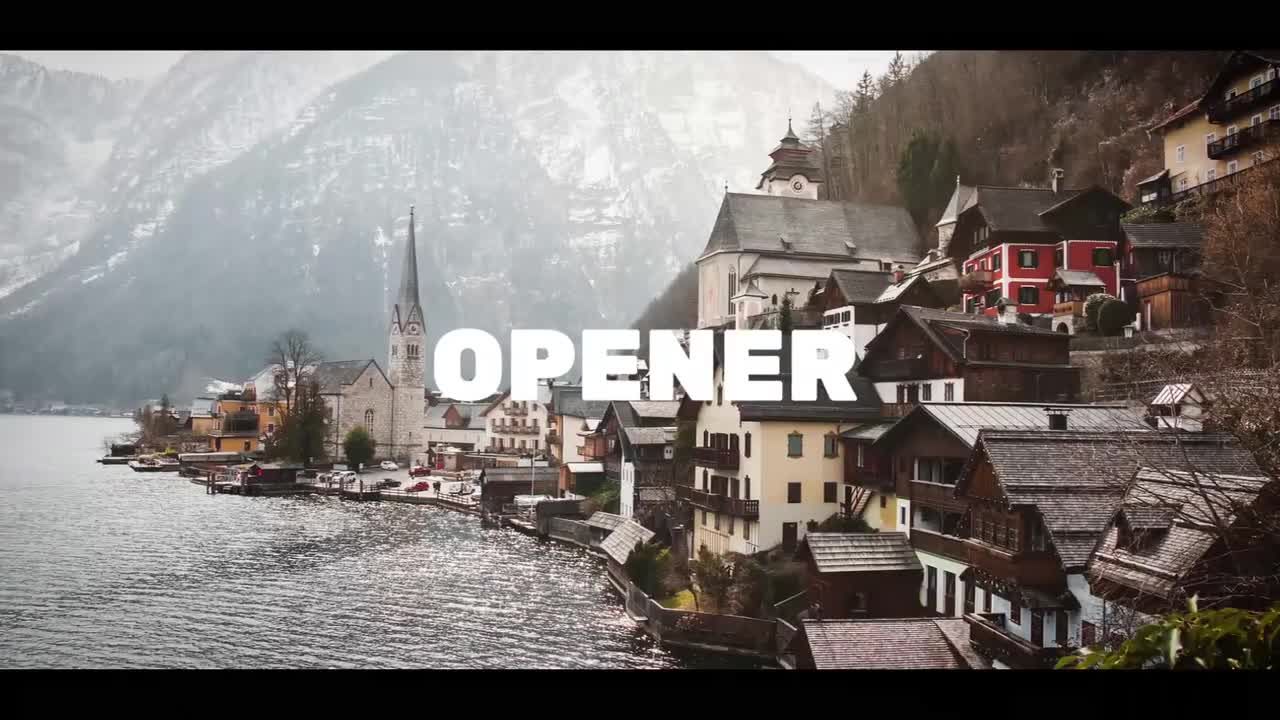 时尚动感片头开场logo展示素材库推荐PR模板