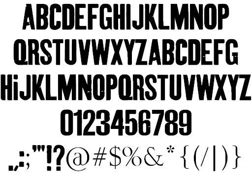 BecauseYouWereHome font插图1