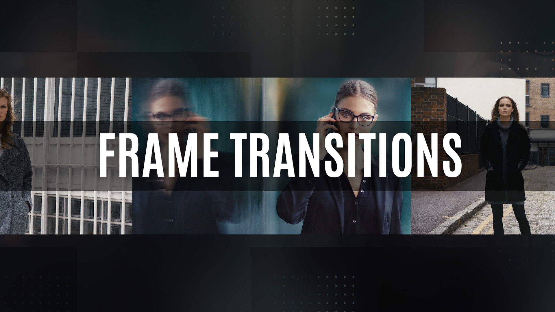 横向和竖向的视频帧转换Pr素材