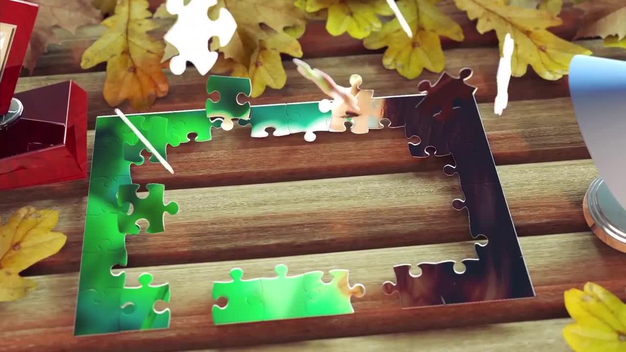 精美时尚创意的照片拼图素材库精选AE模板