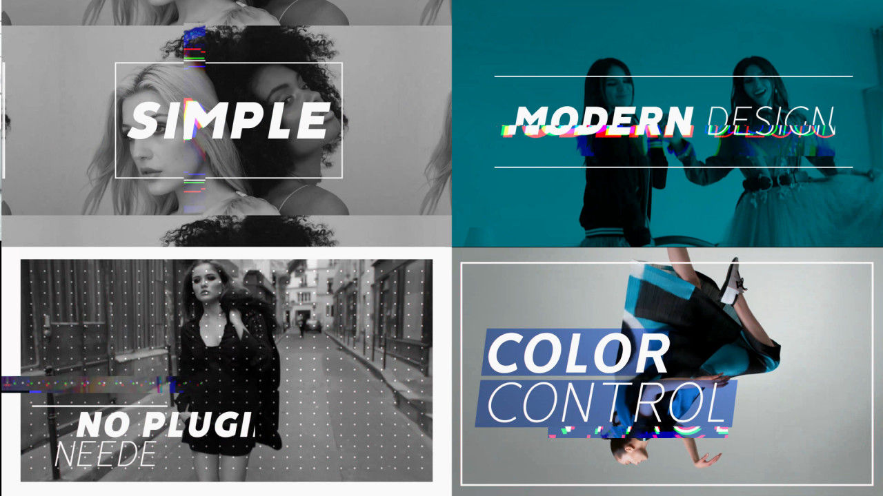 很棒的快速时尚促销素材库精选AE模板