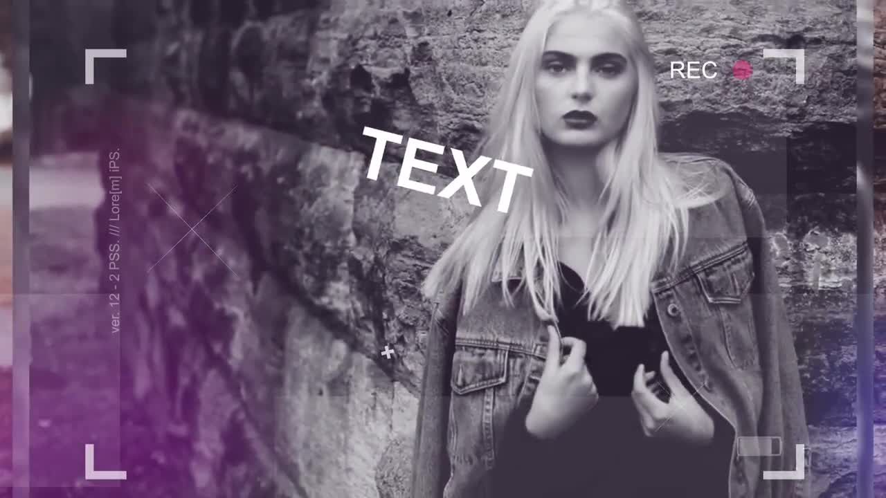 时尚独特的转场效果幻灯片素材库精选AE模板