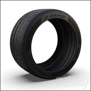 倍耐力 p zero trofeo r轮胎素材之家精选3D模型