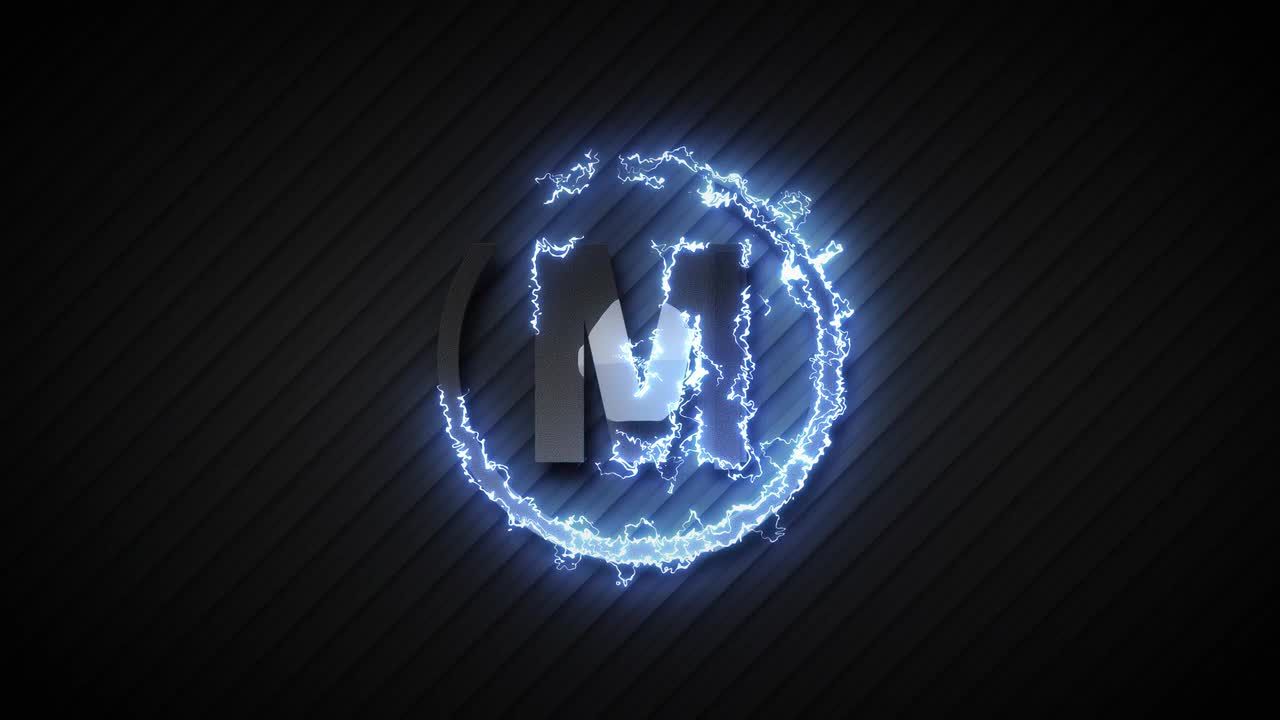 快速且充满活力的电子构建徽标素材库精选AE模板