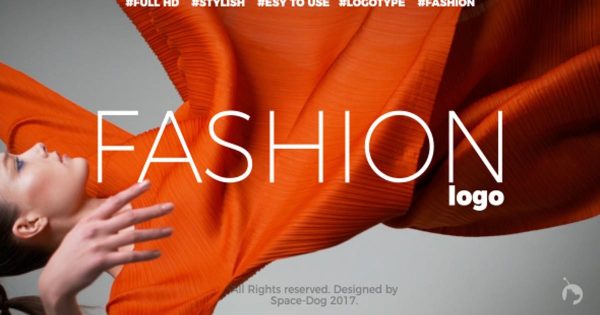 快速简约时尚logo演示素材库精选AE模板 Fashion Stomp Logo