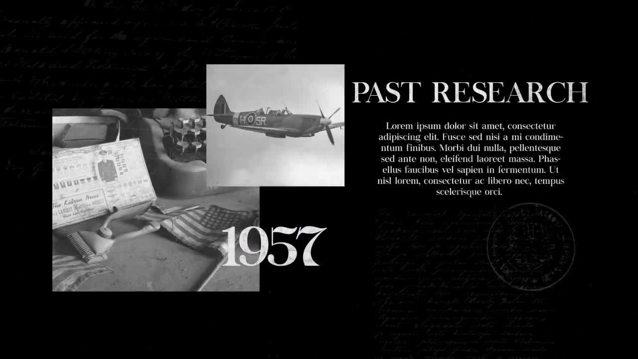 功能强大的历史开场介绍素材库精选AE模板