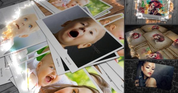 温馨怀旧色彩风格电子相册素材库精选AE模板 A Touch Of Colour – Adaptive Photo Gallery