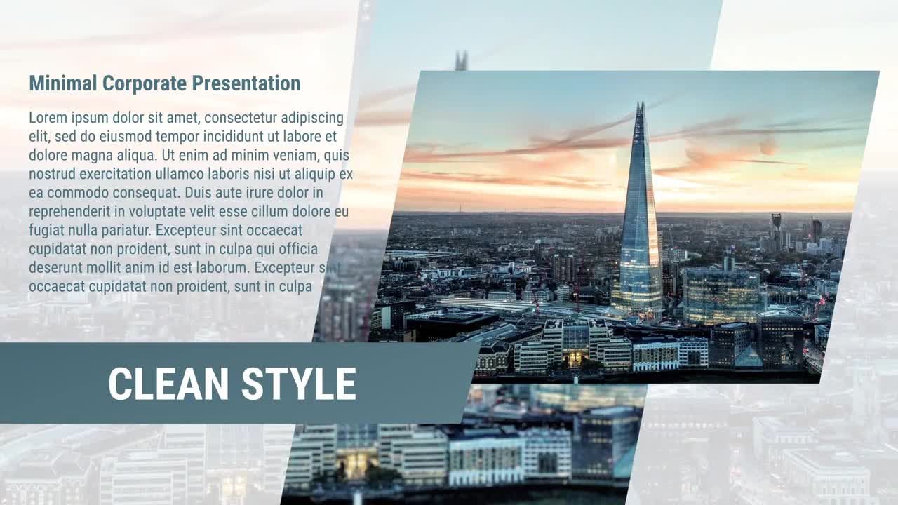 强大过渡效果的清洁企业介绍素材库精选AE模板