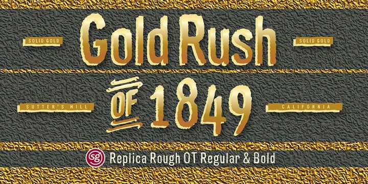 Replica Rough SG™ Font Family插图3