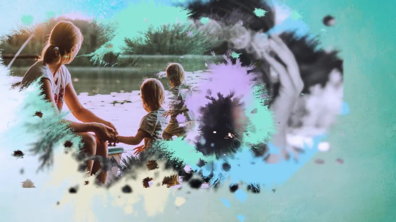 水墨动画logo展示素材库精选AE模板