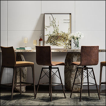 工业LOFT吧椅餐椅素材之家精选3D模型