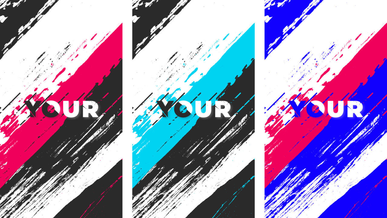 艺术性的Instagram笔刷标题素材库精选AE模板