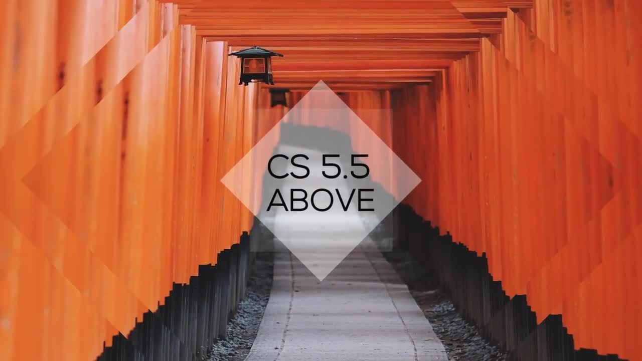 时尚的视差幻灯片照片展示素材库精选AE模板