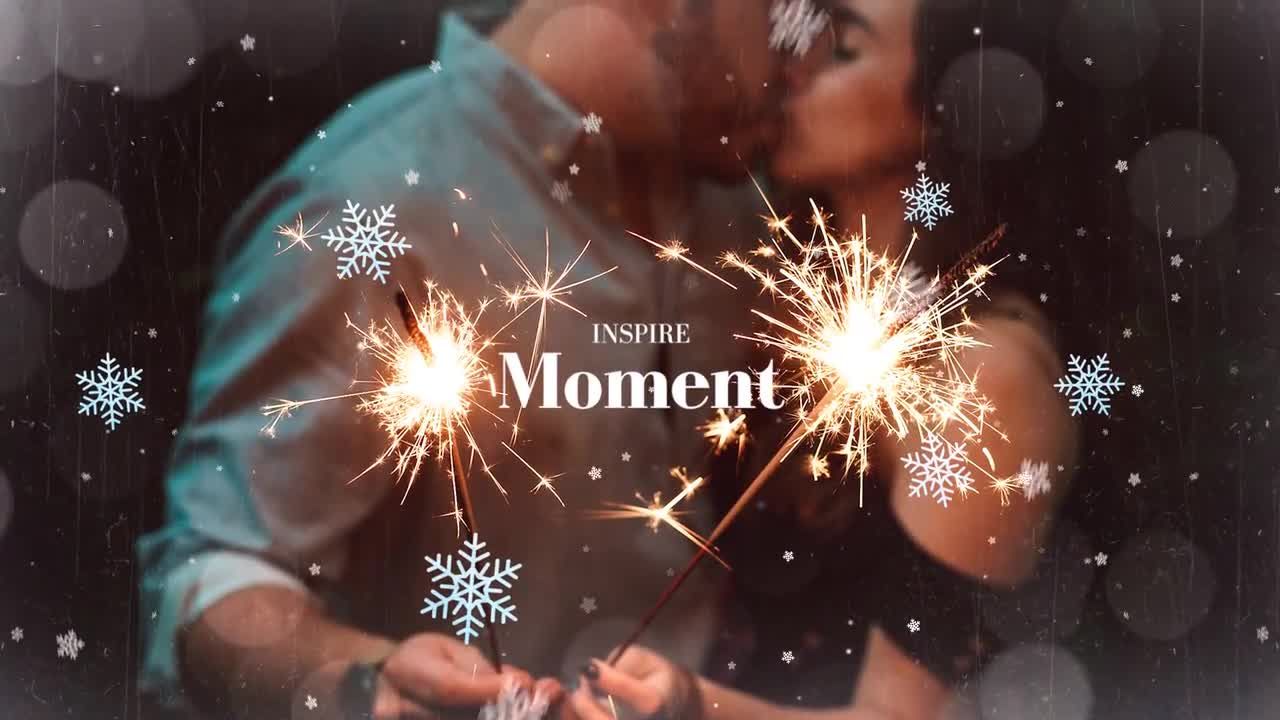 干净大气的圣诞节素材库精选pr模板